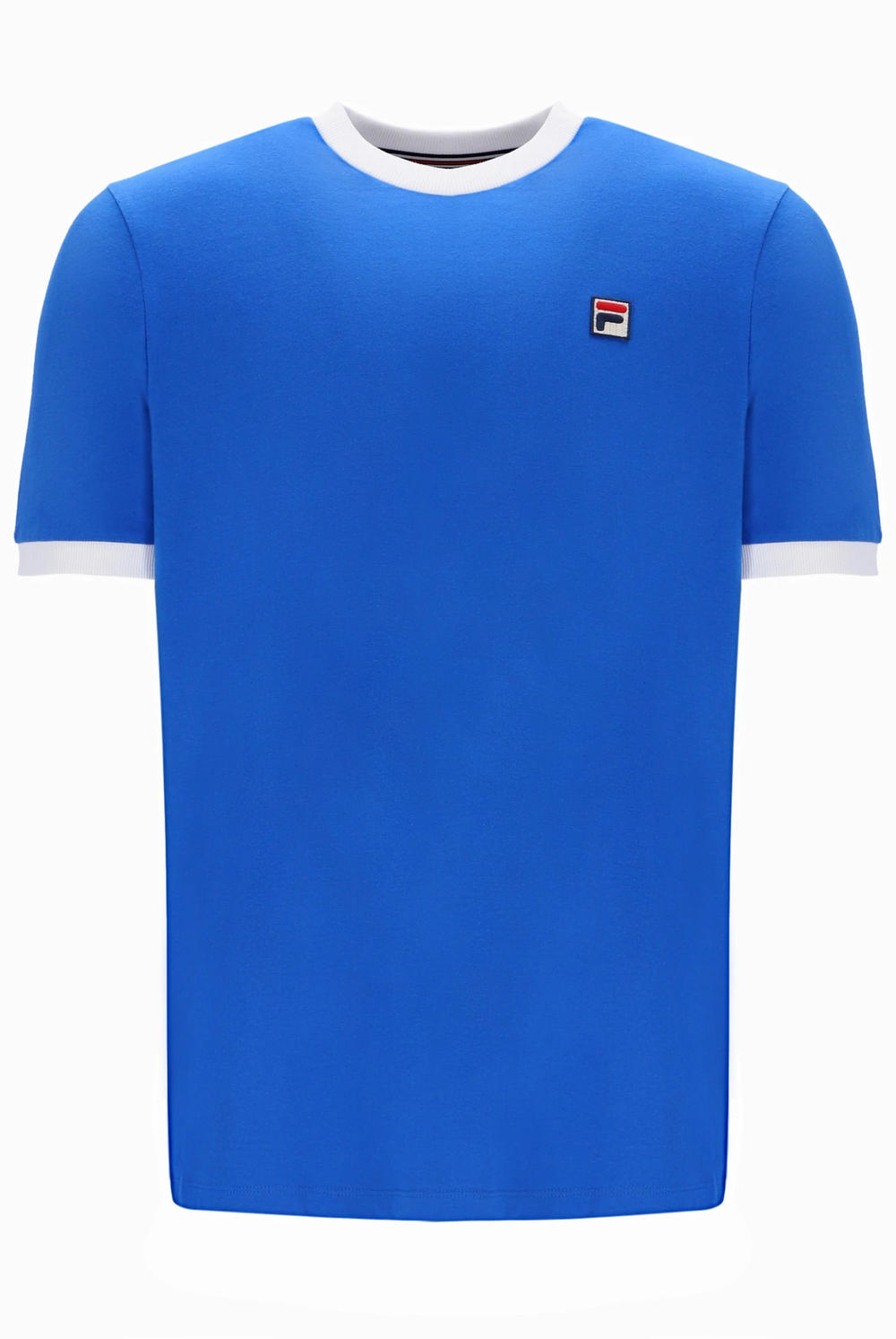 Fila Classic Ringer T Shirt Blue / White