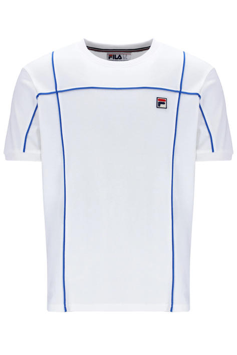 Fila Terrinda Contrast Piping T Shirt White / Blue