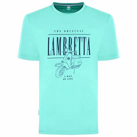 Lambretta Li125 Li150 Scooter Artwork T-Shirt Mint Thumbnail 1