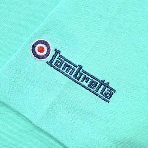 Lambretta Li125 Li150 Scooter Artwork T-Shirt Mint Thumbnail 3