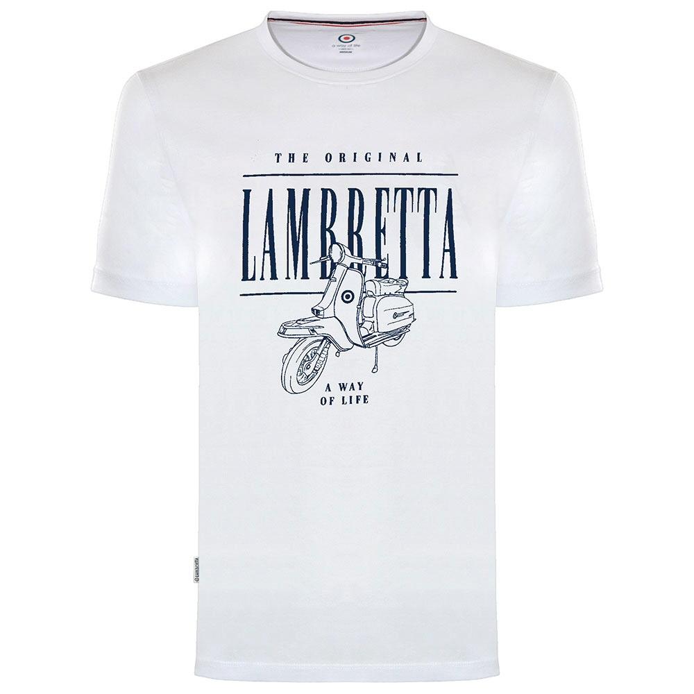 Lambretta Li125 Li150 Scooter Artwork T-Shirt White