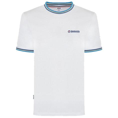 Lambretta Triple Tipped Ringer Pique T-Shirt White