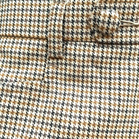 Adaptor Clothing Frogmouth Pocket Dogtooth Trouser CREAM / Mustard / Grey Thumbnail 2