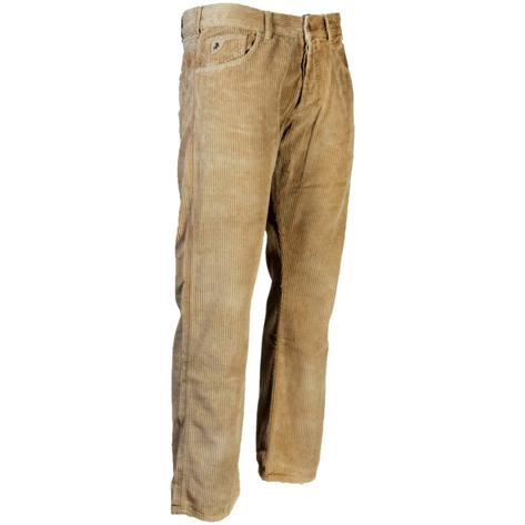 Lois Jumbo Cord Button Fly Corduroy Trousers Sand Thumbnail 2