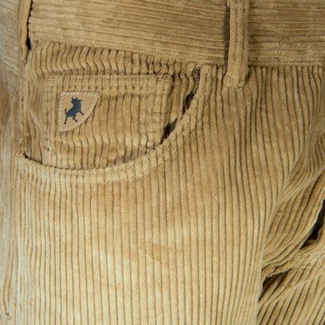 Lois Jumbo Cord Button Fly Corduroy Trousers Sand Thumbnail 3