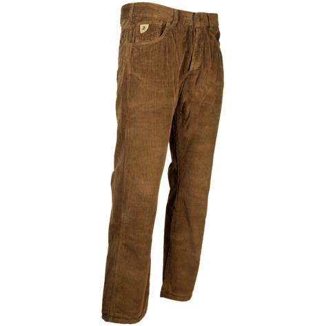 Lois Jumbo Cord Button Fly Corduroy Trousers Brown Thumbnail 2