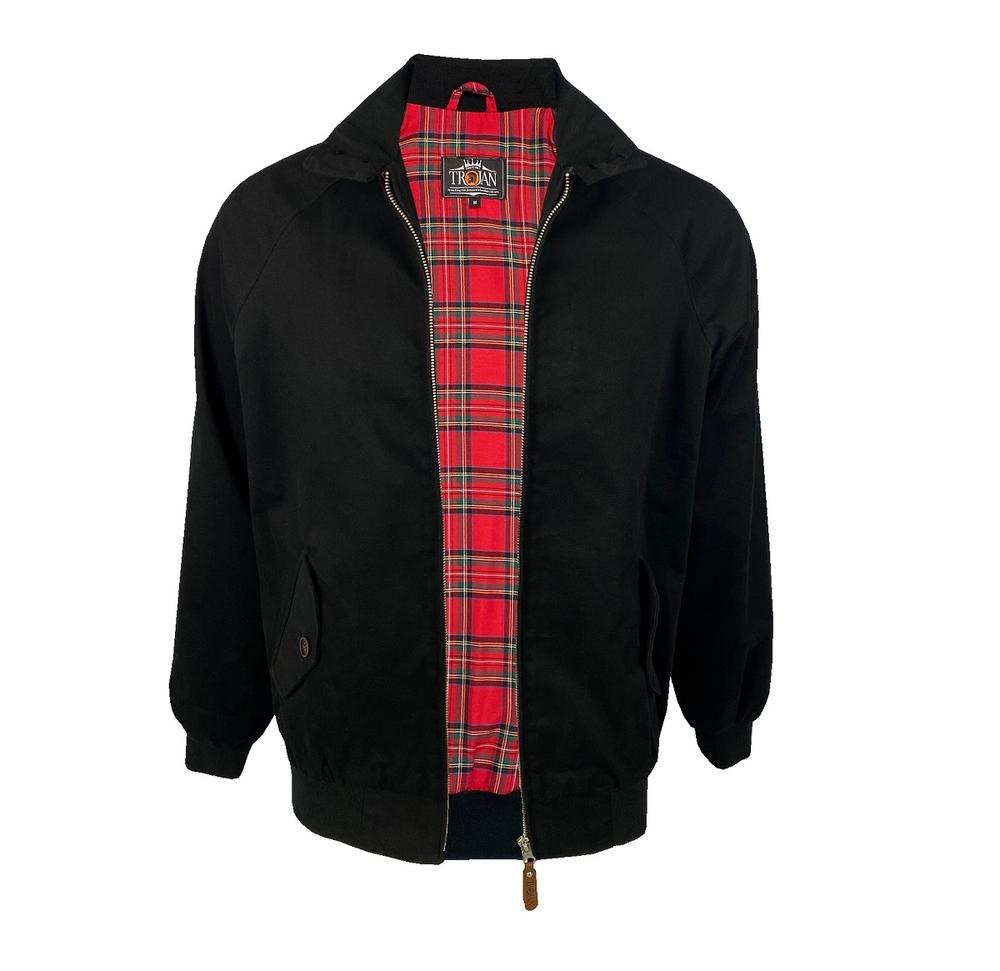 Trojan Records Premium Harrington Jacket Black