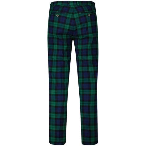 Ska And Soul Black Watch Tartan Check Trousers Thumbnail 2