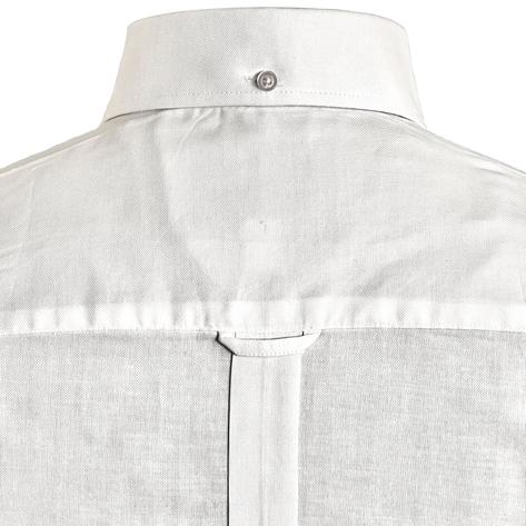 Adaptor Clothing Oxford Long Sleeve Button Down Shirt White Thumbnail 4