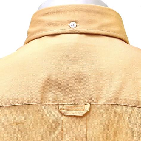Adaptor Clothing Oxford Long Sleeve Button Down Shirt Lemon Thumbnail 4