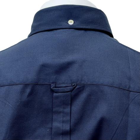 Adaptor Clothing Oxford Long Sleeve Button Down Shirt Navy Thumbnail 4