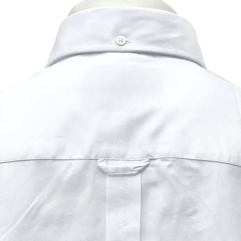 Adaptor Clothing Oxford Short Sleeve Button Down Shirt White Thumbnail 4