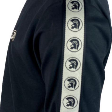 Trojan Records Logo Tape Sleeve Plain Track Top Navy Thumbnail 2