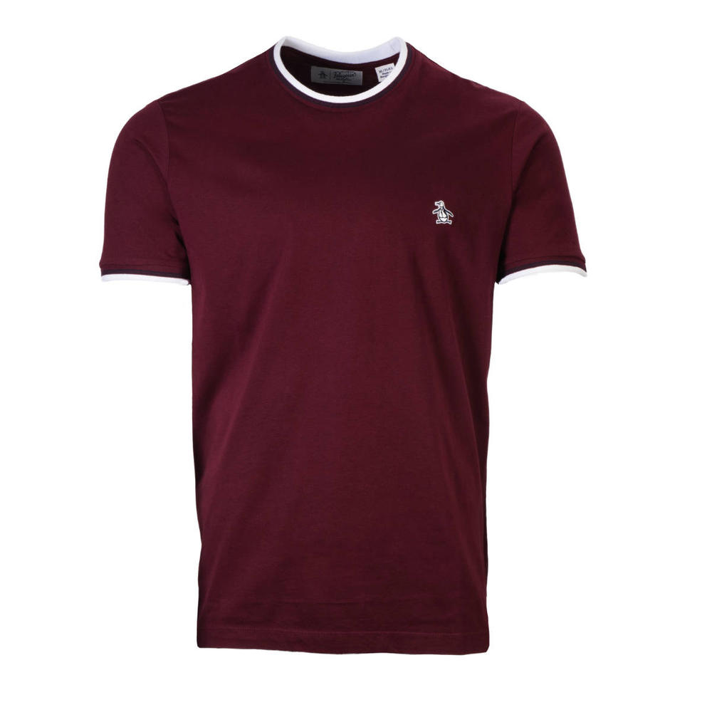 Original Penguin Contrast Tipped T Shirt Port