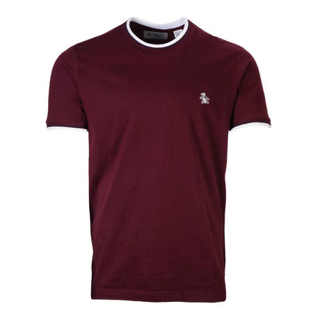 Original Penguin Contrast Tipped T Shirt Port Thumbnail 1