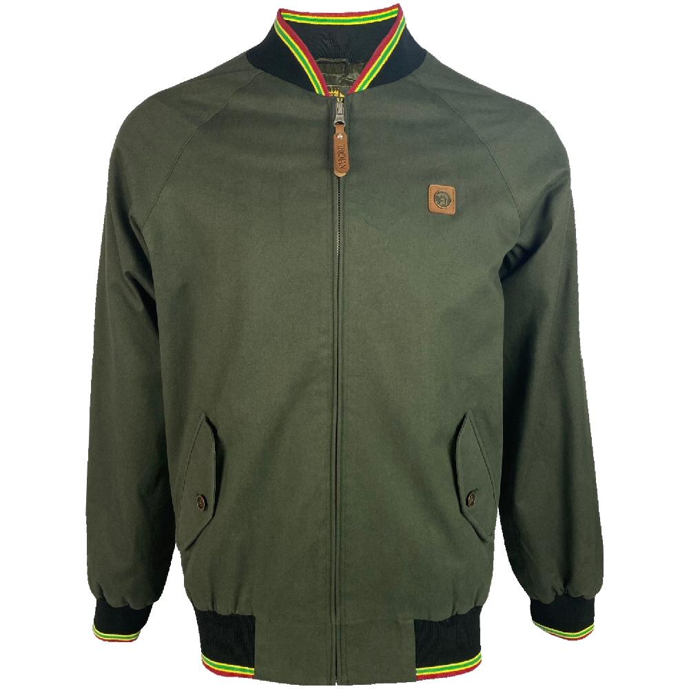 Trojan Records Elasticated Collar Monkey Jacket Rasta