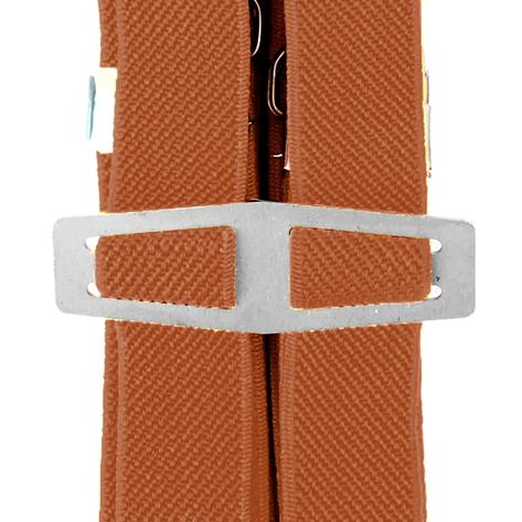 Bovver Clip Half Inch Skinny Braces Plain Tan Thumbnail 1