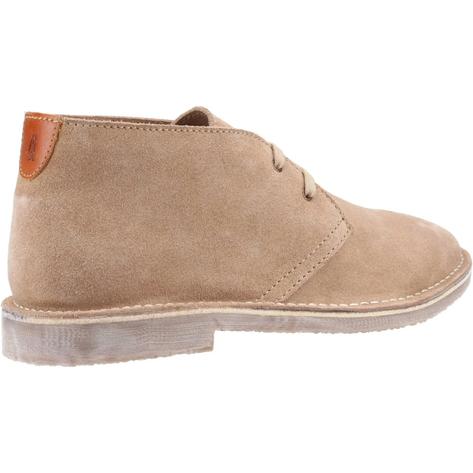 Hush Puppies Samuel Classic 2 Hole Suede Desert Boots Sand Thumbnail 2