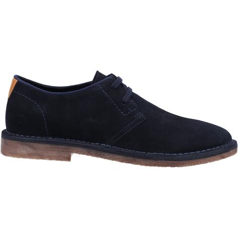 Hush Puppies Scout Classic 2 Hole Suede Desert Shoes Navy Thumbnail 4