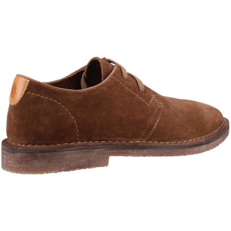 Hush Puppies Scout Classic 2 Hole Suede Desert Shoes Tan | Adaptor Clothing