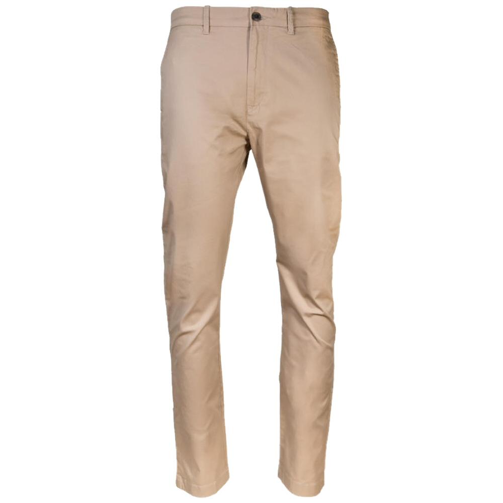 Original Penguin Slim Cotton Chino Trousers Sand Beige