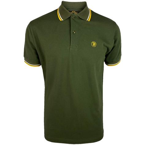 Trojan Records Twin Tipped Polo Shirt Army