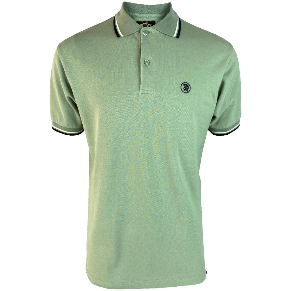 Trojan Records Twin Tipped Polo Shirt Sage