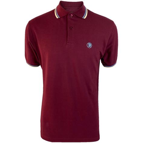 Trojan Records Twin Tipped Polo Shirt Port Thumbnail 1