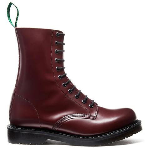 NPS Solovair Made In England 11 Eye Derby Boot Oxblood Thumbnail 2