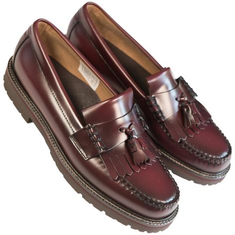 Bass Weejuns Layton Chunky Sole Tassel Loafer Wine Thumbnail 2