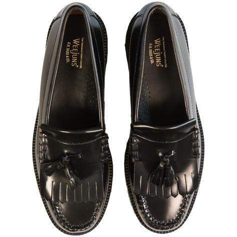 Bass Weejuns Layton Chunky Sole Tassel Loafer Black Thumbnail 3