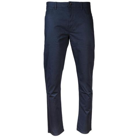 Farah Stretch Cotton Hopsack Jeans Navy Blue Thumbnail 2