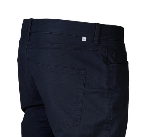 Farah Stretch Cotton Hopsack Jeans Navy Blue Thumbnail 4