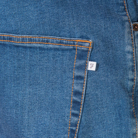 Farah Stretch Denim Western Jeans Light Wash Thumbnail 4