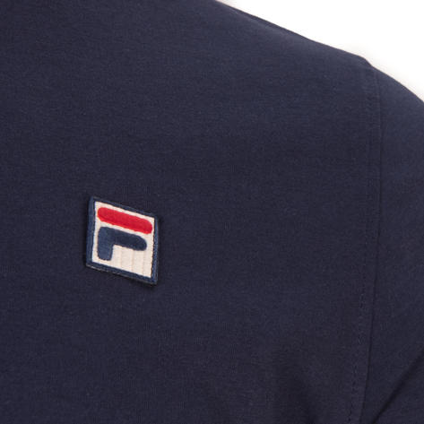 Fila Classic Ringer T Shirt Navy / Red Thumbnail 3