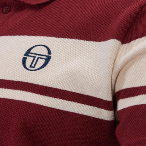 Sergio Tacchini Young Line Polo Shirt Merlot Thumbnail 3