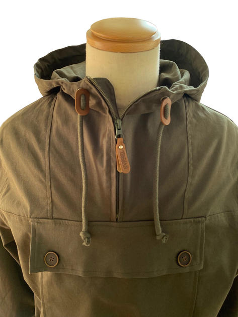 Trojan Overhead Smock / Scooter Jacket Army Green Thumbnail 3