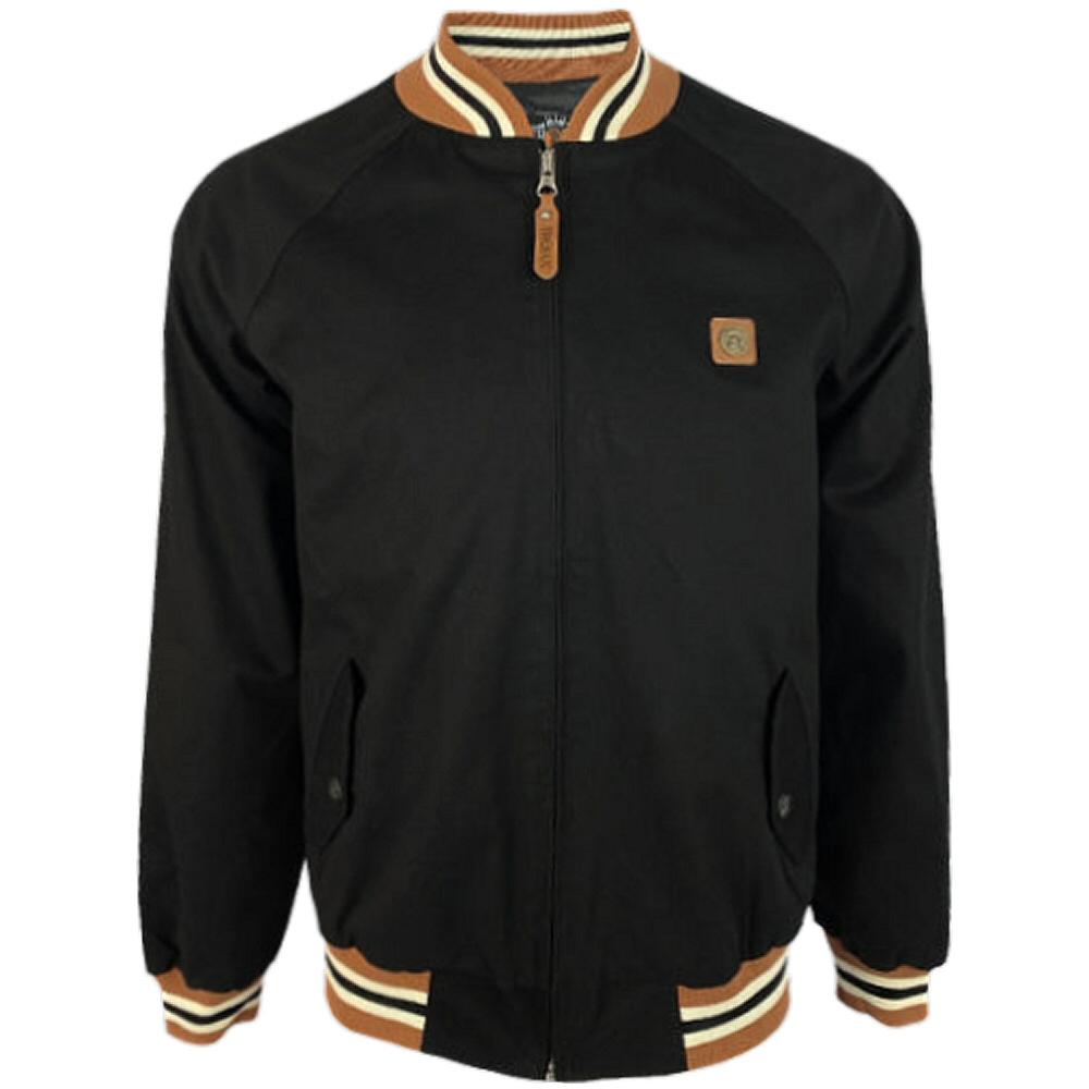 Trojan Records Elasticated Collar Monkey Jacket Black