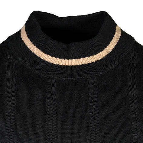 Merc London Fine Knit Turtle Neck Jumper Black Thumbnail 2