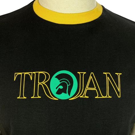 Trojan Records Outline Print Logo T-Shirt Jamaica Thumbnail 3