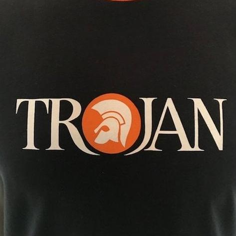 Trojan Records Helmet Logo Ringer T-Shirt Black Thumbnail 2