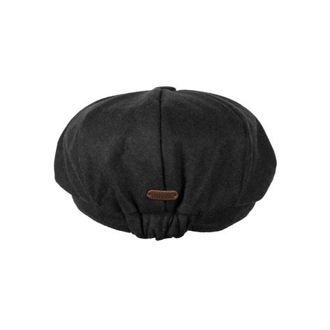 Heritage Traditions Wool Melton Newsboy Cap Black Thumbnail 2