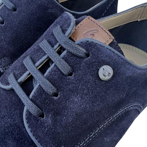 Gabicci Vintage 4 Eyelet Squire Suede Lace Up Shoe Navy Thumbnail 4