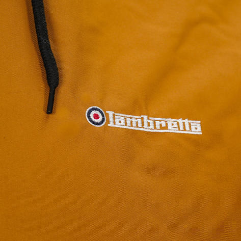 Lambretta Contrast Panel Hooded Jacket Black / Mustard Thumbnail 2