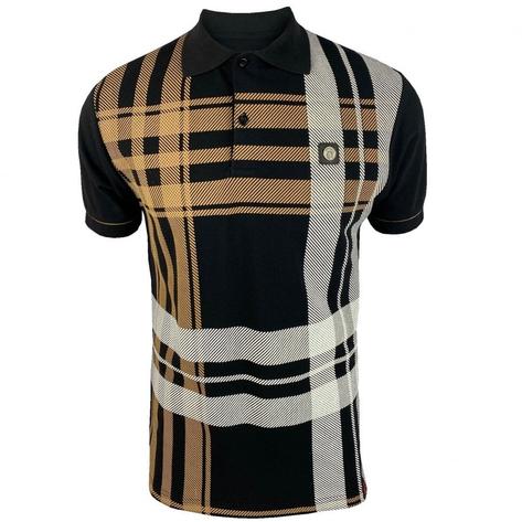 Trojan Records Oversize Check Polo Black Thumbnail 1