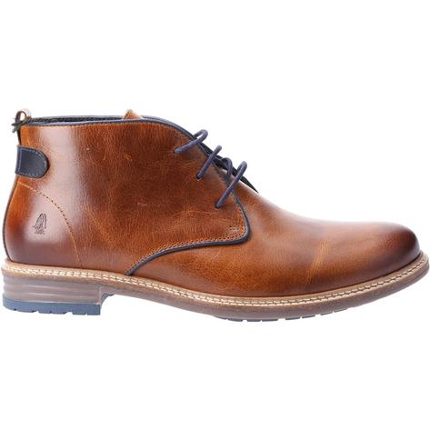 Hush Puppies Jonas Leather Lace Up Chukka Boots Tan Thumbnail 3