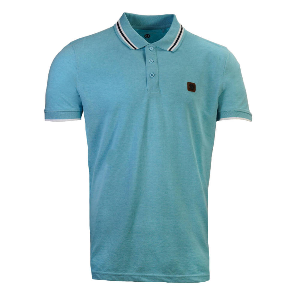 Lambretta Triple Tipped Dress Polo Shirt Sky Blue