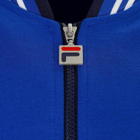 Fila Settanta Baseball Track Jacket Tracky Bright Blue Thumbnail 4