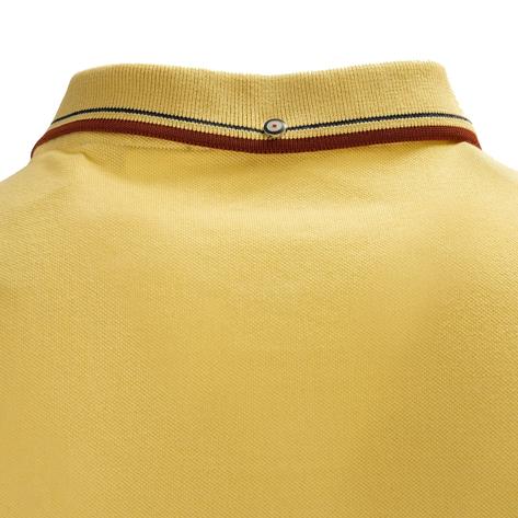 Ben Sherman Tipped Pique Polo Shirt Lemon Thumbnail 3