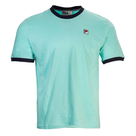 Fila Classic Ringer T Shirt Mint / Navy Thumbnail 1